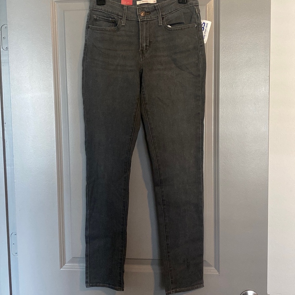 Gray levi jeans